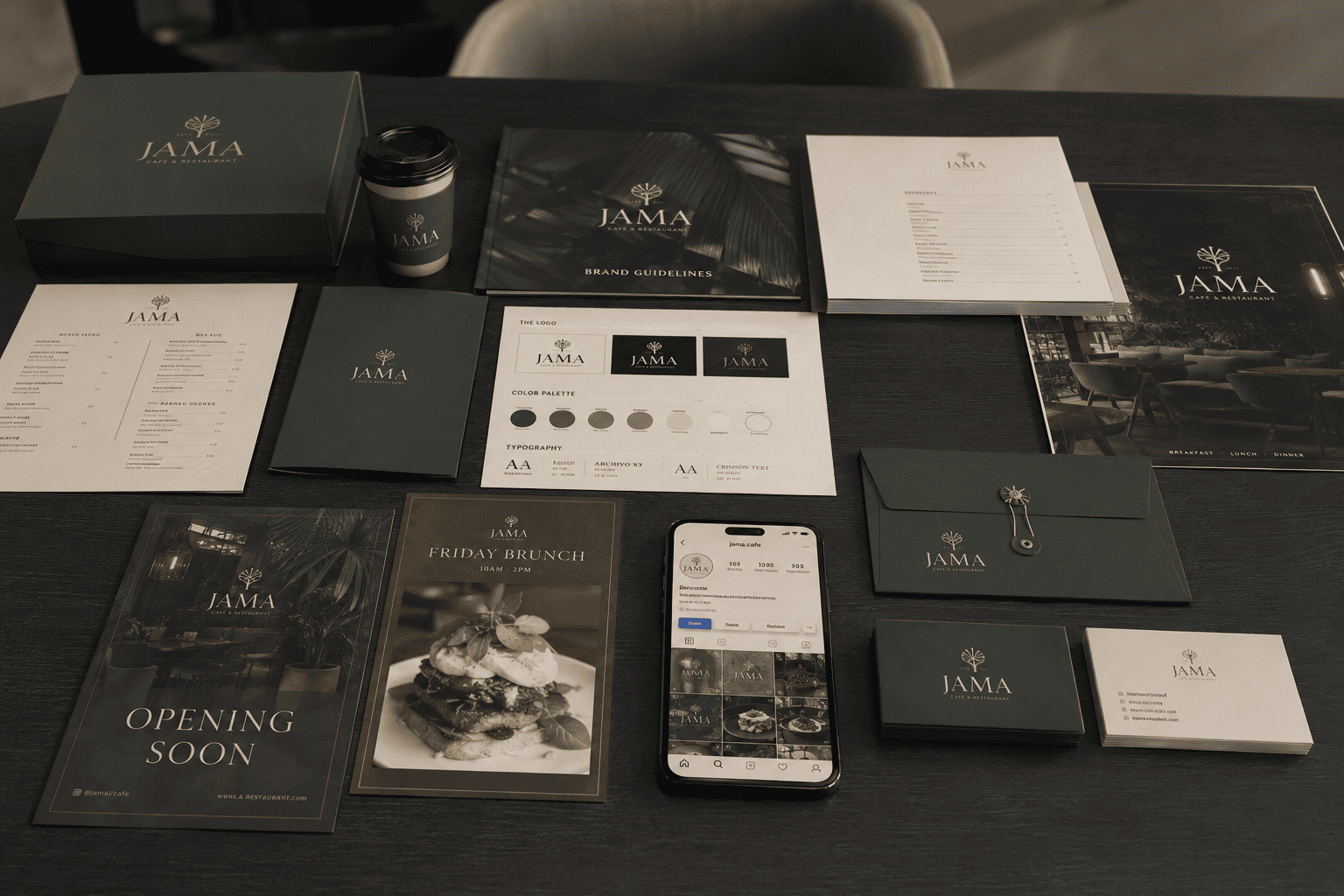 Design and branding portfolio sample