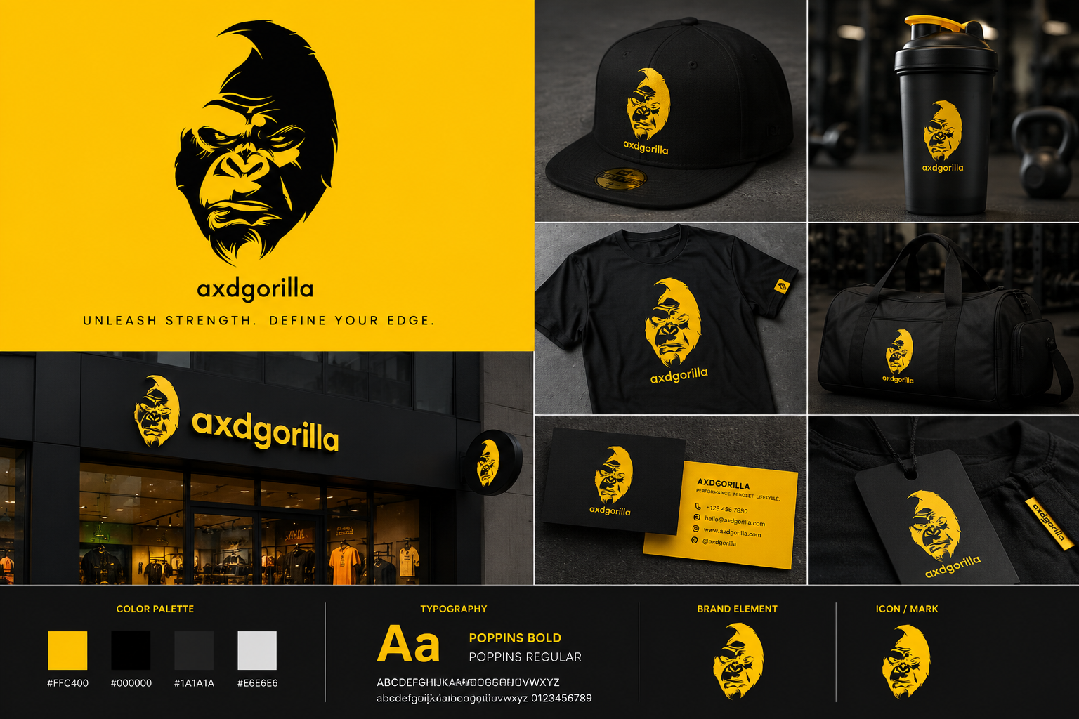 AXD Gorilla branding example