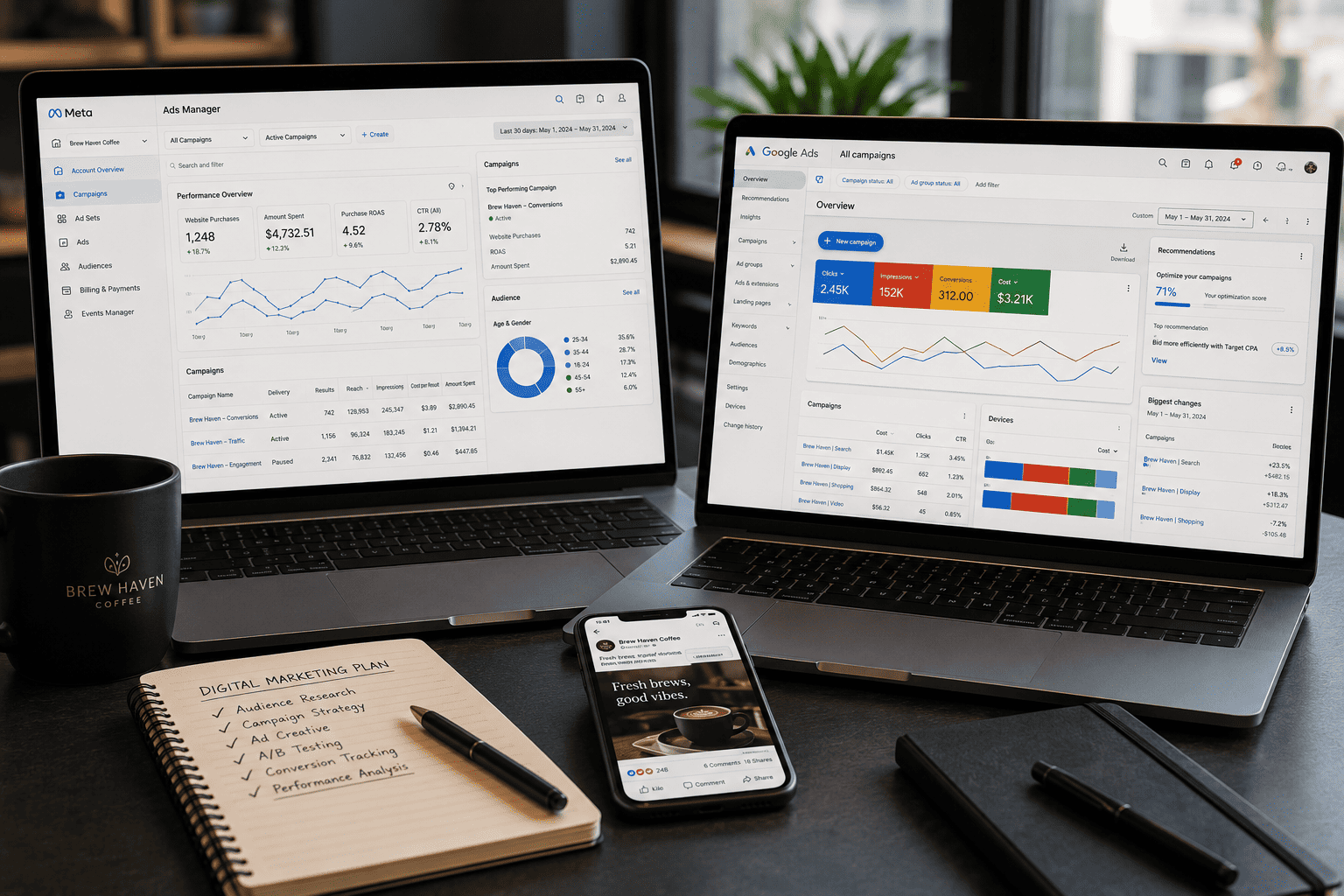 Paid ads portfolio sample