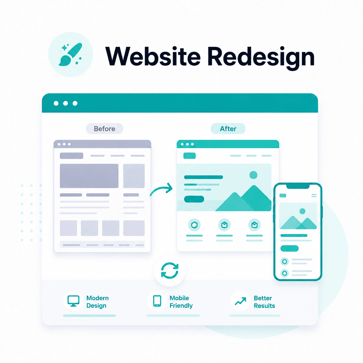 Website redesign preview
